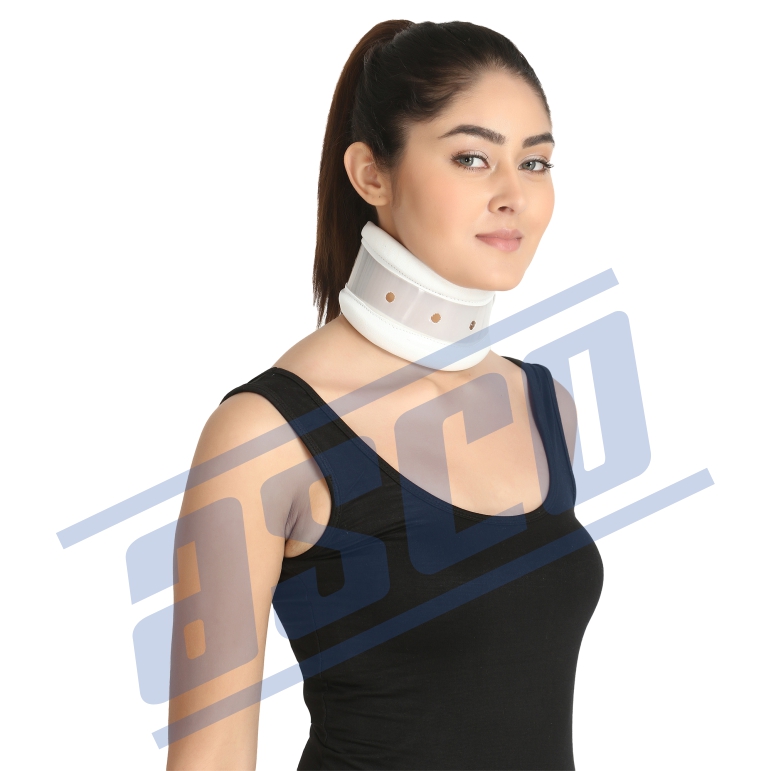 Medical Cervical Neck brace Collar with Chin Support for Stiff