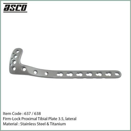 Firm-Lock Proximal Tibial Plate 3.5, lateral | ASCO Medical