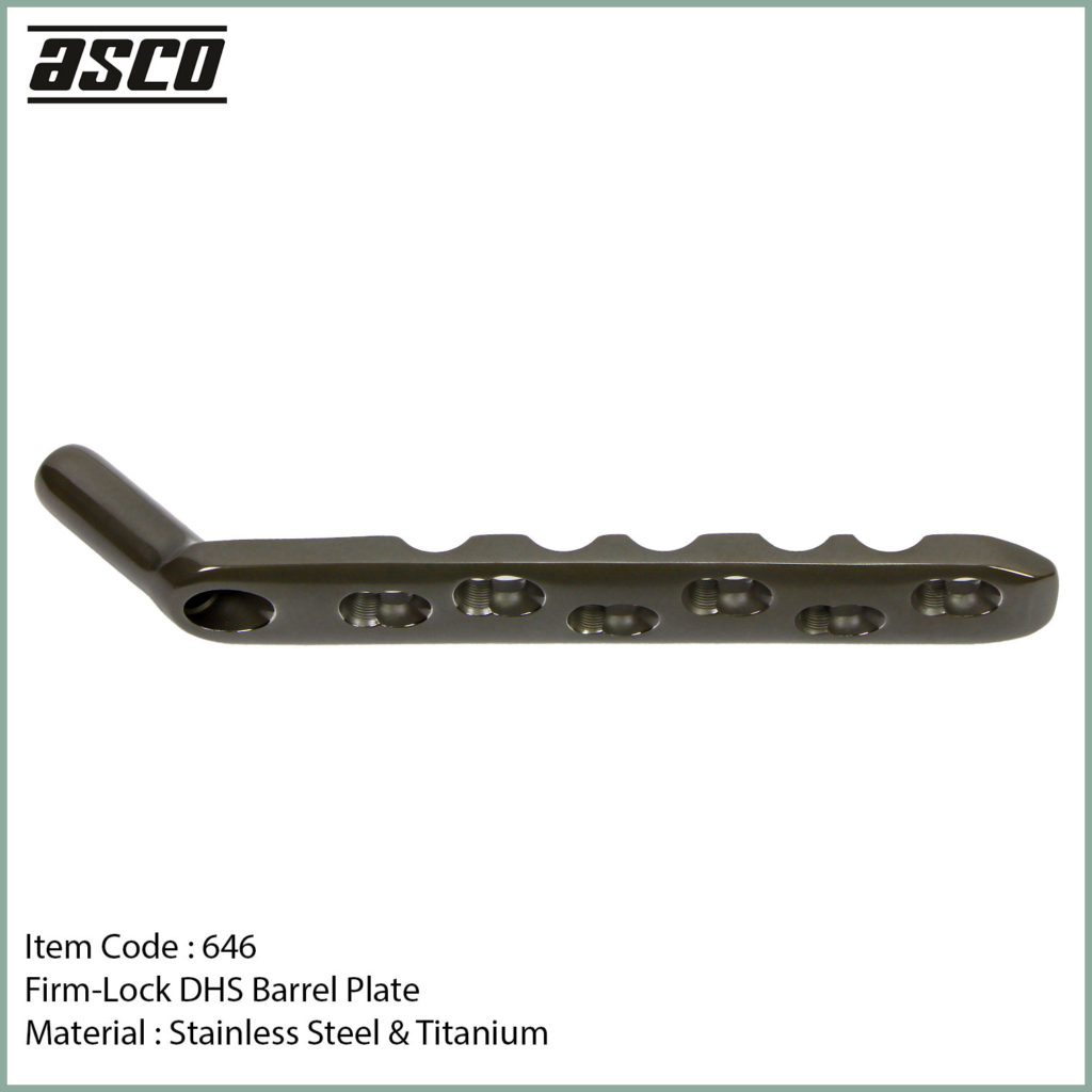 Firm-Lock DHS Barrel Plate | ASCO Medical